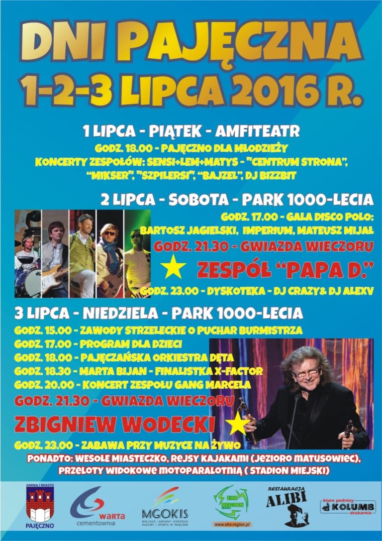Program Dni Pajęczna 2016