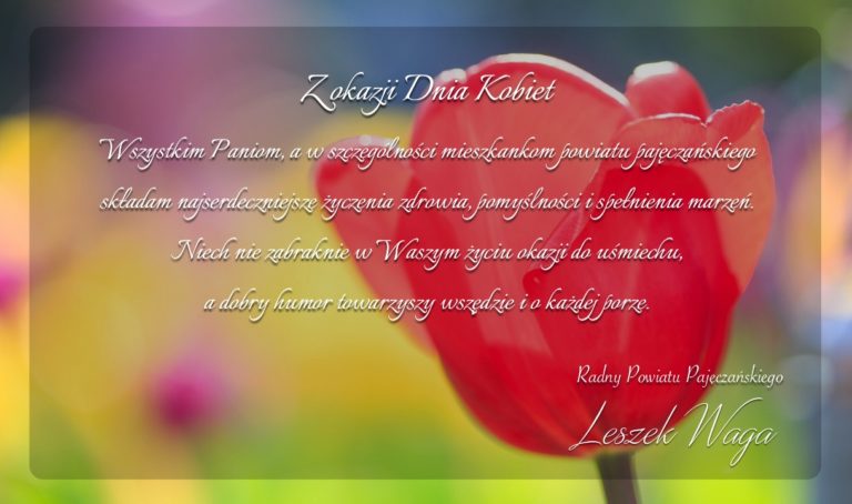 Życzenia z okazji Dnia Kobiet