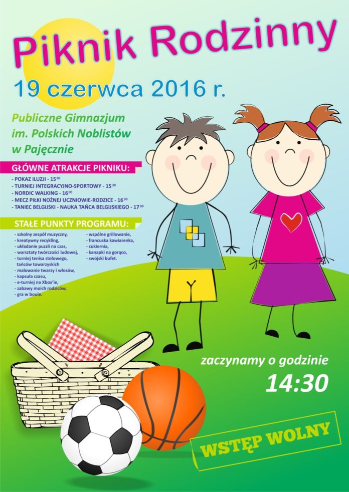 Piknik rodzinny gimnazjum