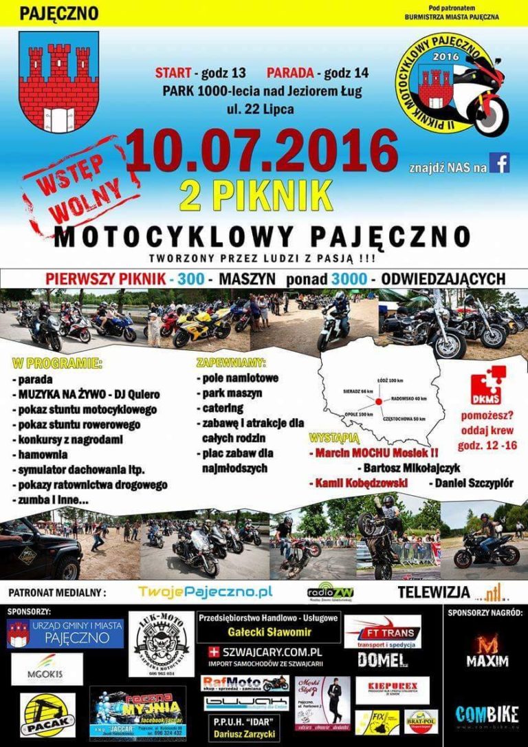 II Piknik Motocyklowy w Pajęcznie