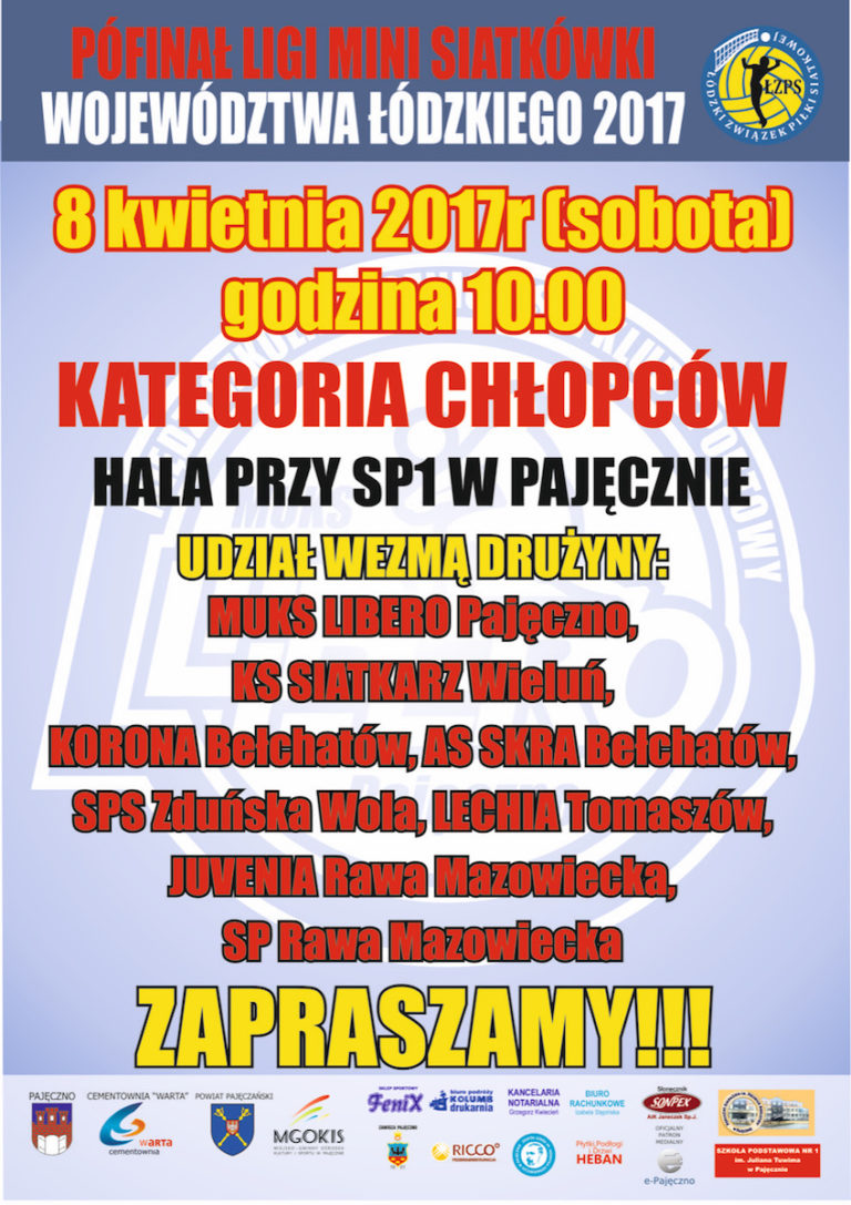 Półfinał Ligi Mini Siatkówki Województwa Łódzkiego 2017