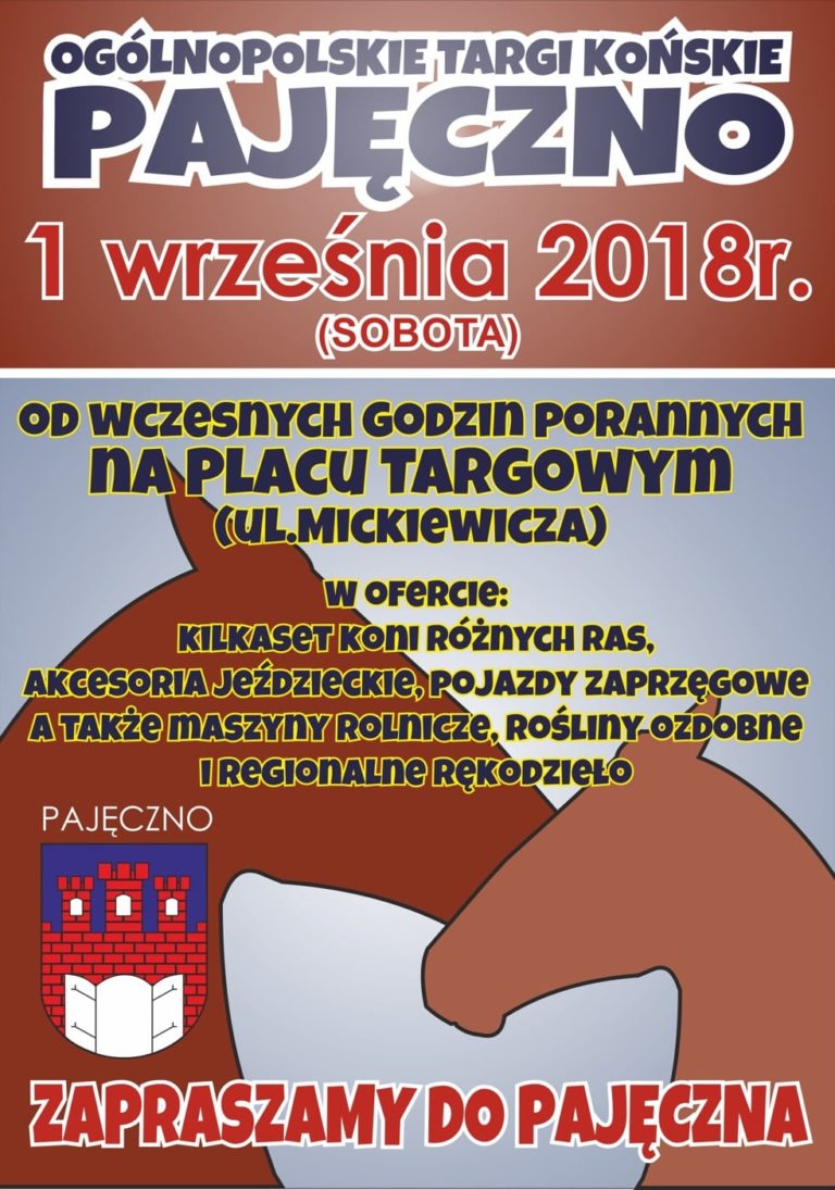Ogólnopolskie Targi Końskie – wrzesień 2018