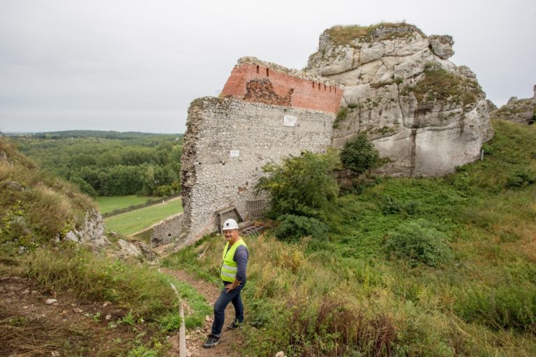 Wapień z WKG w Olsztyńskim Zamku