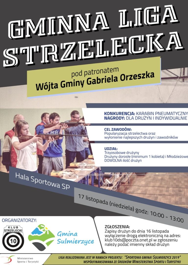 Gminna Liga Strzelecka w Sulmierzycach