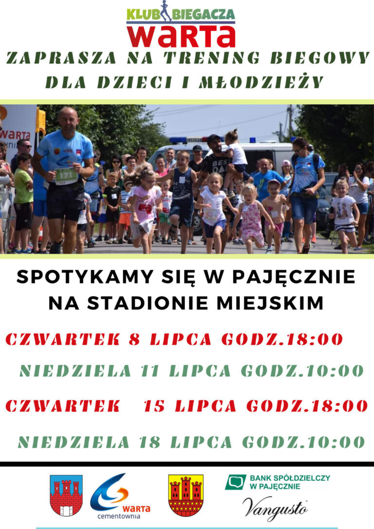 Trening biegowy dla dzieci i młodzieży