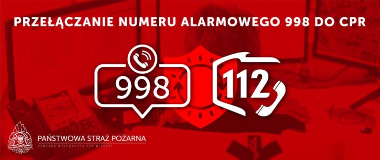 We wrześniu numer 998 zostanie przełączony do CPR