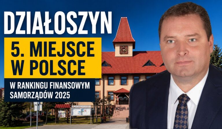 Działoszyn w ścisłej czołówce w rankingu finansowym samorządów