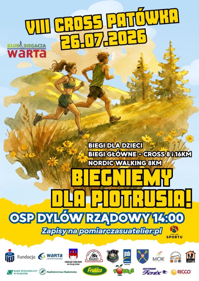 VIII Charytatywny Bieg Leśny Cross Patówka – biegniemy i maszerujemy dla Piotrusia!