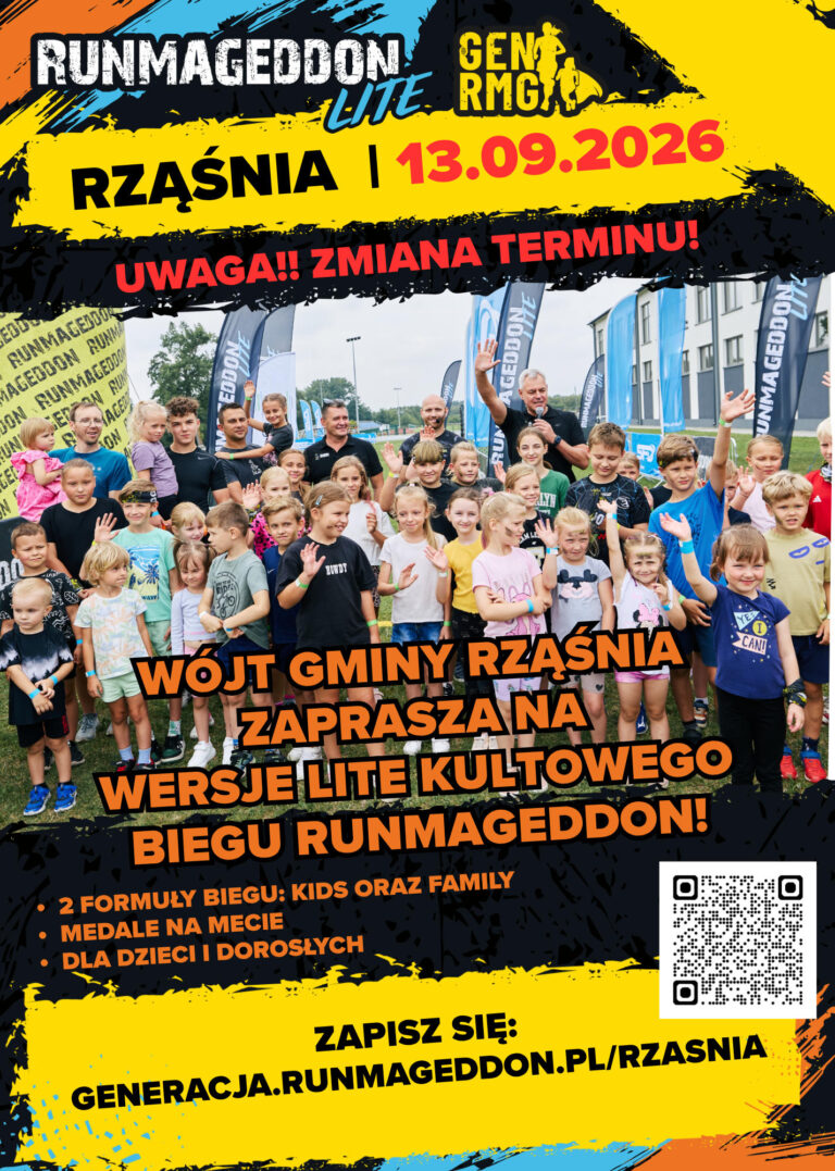 Runmageddon LITE w Rząśni z nowym terminem!